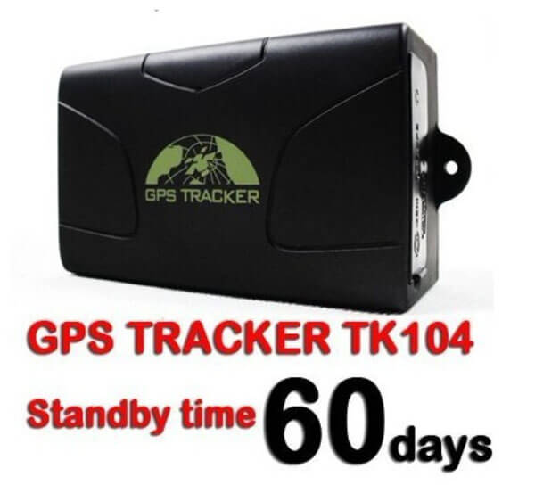 TK104 gps tracker on car Real-time tracking Movement alarm function